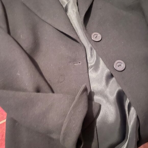 Woman’s Frascara Jacket  -  ¾  length black jacket - size 12 - Picture 6 of 6